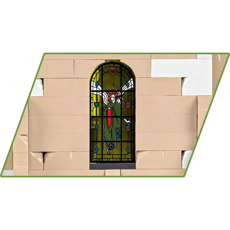 Statybiniai blokeliai Cobi Sainte-Mère-Église bažnyčia 2280 dalių 10 metų