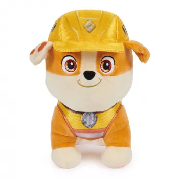 Rubble & Crew Premium minkštas žaislas – Šaržeris statybininko uniformoje, 7 colių
