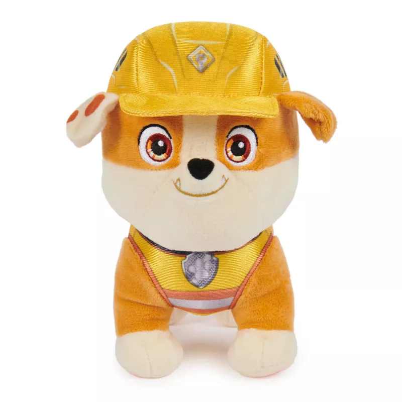 Rubble & Crew Premium minkštas žaislas – Šaržeris statybininko uniformoje, 7 colių