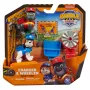 Rubble & Crew, Charger & Wheeler veikėjų figūrėlės su Kinetic Build-It smėliu ir 2 statybiniais įrankiais, PAW Patrol žaislai vaikams nuo 3 metų