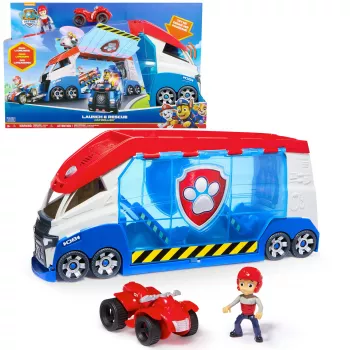 Transporto priemonės rinkinys Spinmaster PAW Patrol Launche & Rescue Patroller, plastikas, įvairiaspalvis, nuo 3 m.