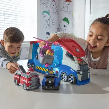 Transporto priemonės rinkinys Spinmaster PAW Patrol Launche & Rescue Patroller, plastikas, įvairiaspalvis, nuo 3 m.