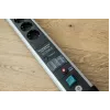 Prailginimo laidas su apsauga nuo viršįtampių Brennenstuhl Premium-Protect-Line 1391010610 3 m 6 AC kištukinių lizdų, 2 USB, juodas sidabrinis