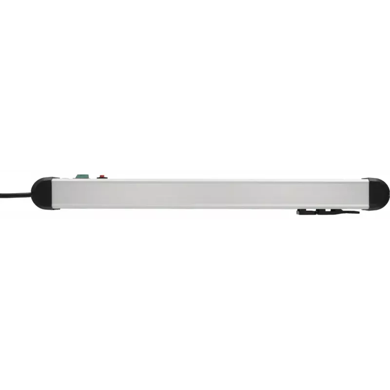 Prailginimo laidas su apsauga nuo viršįtampių Brennenstuhl Premium-Protect-Line 1391010610 3 m 6 AC kištukinių lizdų, 2 USB, juodas sidabrinis