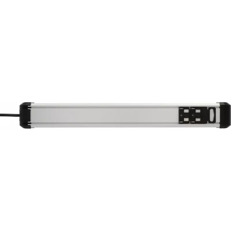 Prailginimo laidas su apsauga nuo viršįtampių Brennenstuhl Premium-Protect-Line 1391010610 3 m 6 AC kištukinių lizdų, 2 USB, juodas sidabrinis