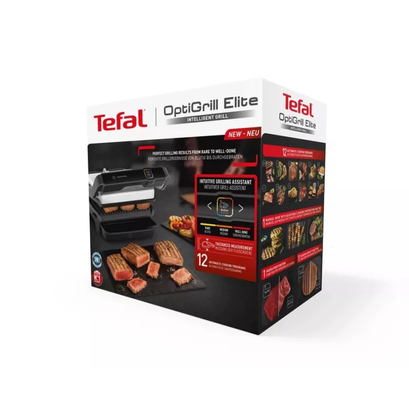 Tefal OptiGrill Elite GC750D kontaktinė grilio keptuvė