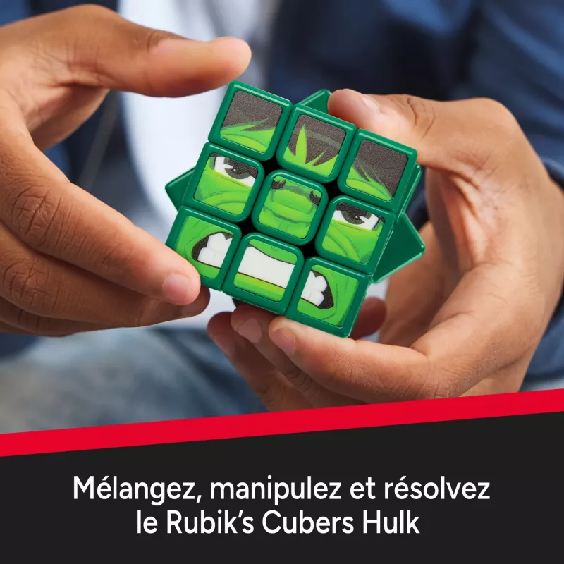 Spin Master Rubik's - Cubers 3x3 Hulk, vikrumo žaidimas