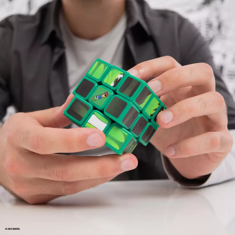 Spin Master Rubik's - Cubers 3x3 Hulk, vikrumo žaidimas