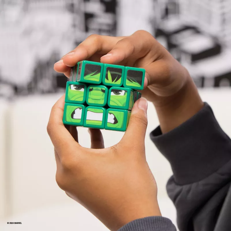 Spin Master Rubik's - Cubers 3x3 Hulk, vikrumo žaidimas