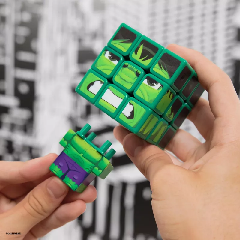 Spin Master Rubik's - Cubers 3x3 Hulk, vikrumo žaidimas
