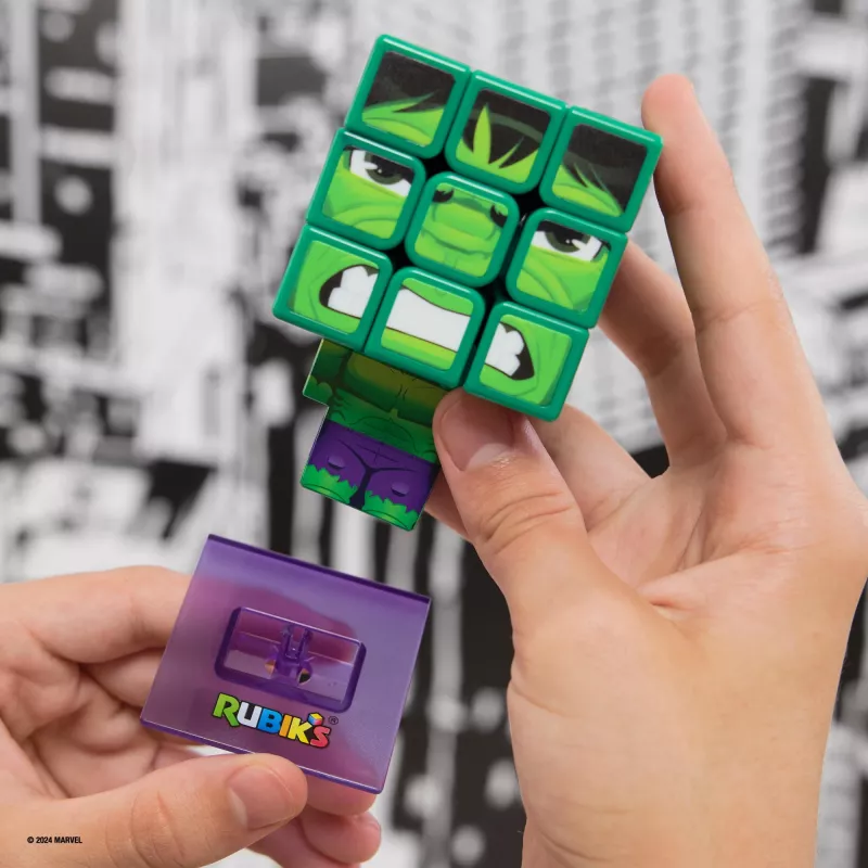 Spin Master Rubik's - Cubers 3x3 Hulk, vikrumo žaidimas