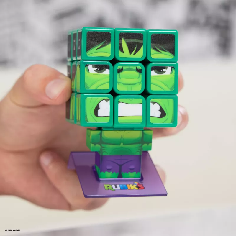 Spin Master Rubik's - Cubers 3x3 Hulk, vikrumo žaidimas