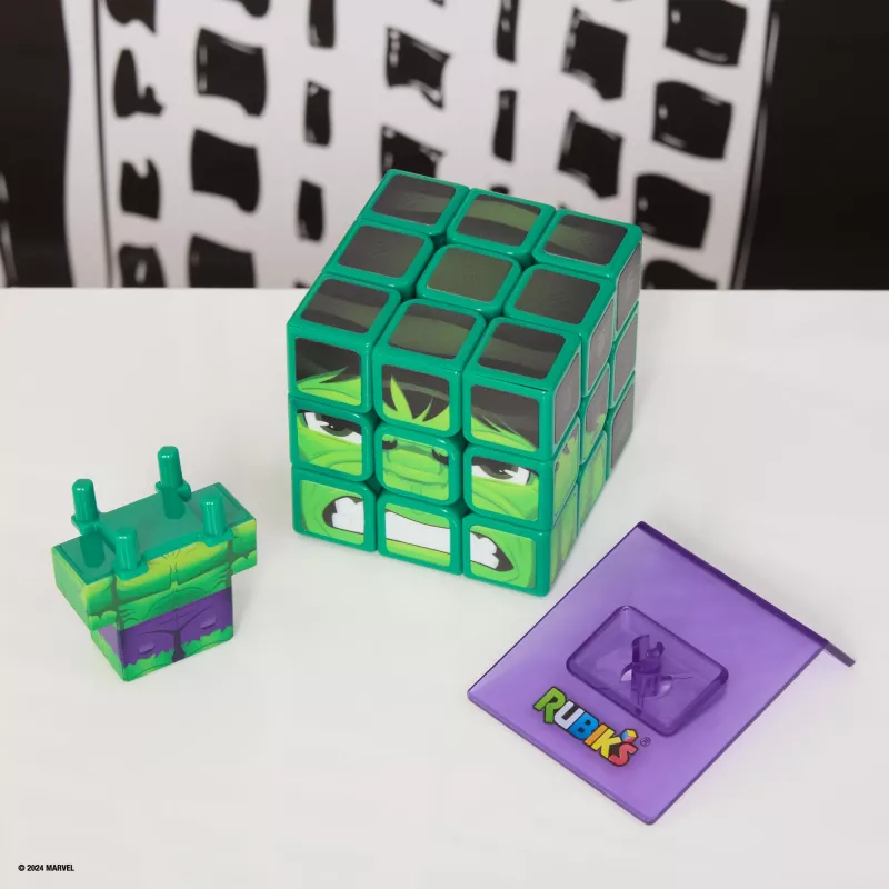 Spin Master Rubik's - Cubers 3x3 Hulk, vikrumo žaidimas
