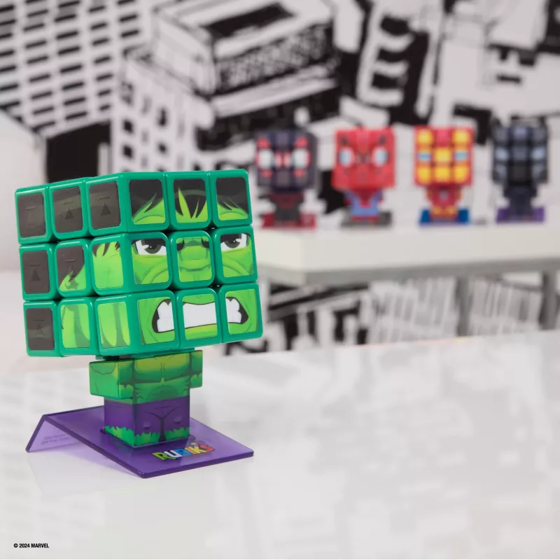 Spin Master Rubik's - Cubers 3x3 Hulk, vikrumo žaidimas