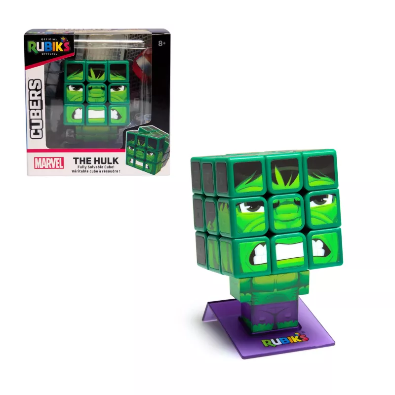 Spin Master Rubik's - Cubers 3x3 Hulk, vikrumo žaidimas