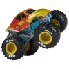 Monster Jam oficialūs Marvel Herojai: Geležinis žmogus prieš Karo mašiną liejiniai monstrų sunkvežimiai, 1:64 skalė, žaislai vaikams nuo 3 metų