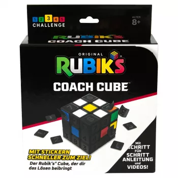 Rubik’s Coach Cube – mokomasis 3x3 kubas su lipdukais, gidu ir vaizdo įrašais
