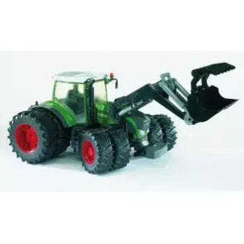 Žaislinis traktorius BRUDER Fendt 936 Vario su priekiniu krautuvu, ABS, rekomenduojamas amžius 3+