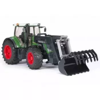Žaislinis traktorius BRUDER Fendt 936 Vario su priekiniu krautuvu, ABS, rekomenduojamas amžius 3+