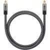 Skaitmeninis optinis garso kabelis WENTRONIC Goobay 65305 TOSLINK į TOSLINK 2 m, varis, paauksuoti kontaktai, juodas/sidabrinis