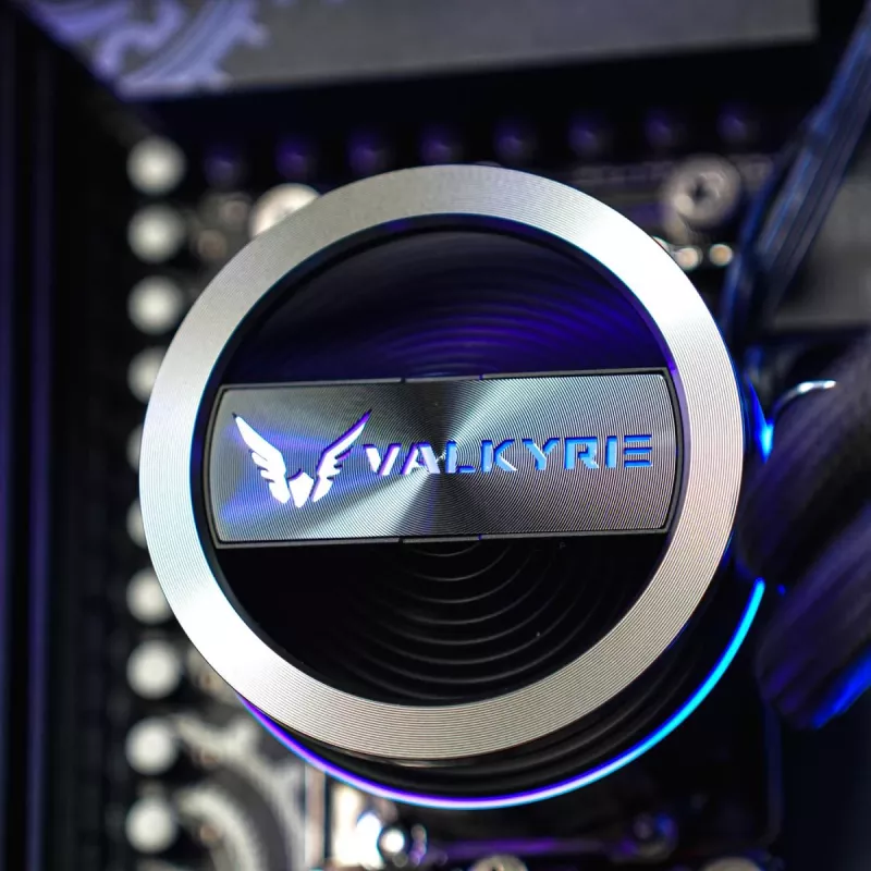 Valkyrie vandens aušintuvas „Dragonfang 360“ ARGB juodas
