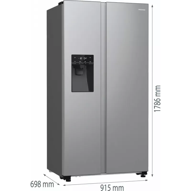 Šaldytuvas Hisense Side by Side RS5P535NTCE BK065B