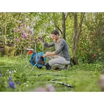 Gardena 18931-20 sodo žarna 20 m Antžeminė Plastikas Termoplastinis elastomeras TPE Juoda Mėlyna Pilka