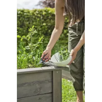 Sodo žirklės Gardena GripCut 12213-20, plastikinė rankena, juoda/žalia, nerūdijančio plieno ašmenys