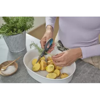 Sodo žirklės Gardena HerbCut Bypass su smailiais nerūdijančio plieno ašmenimis, žalios, plastikinė rankena, Vokietija