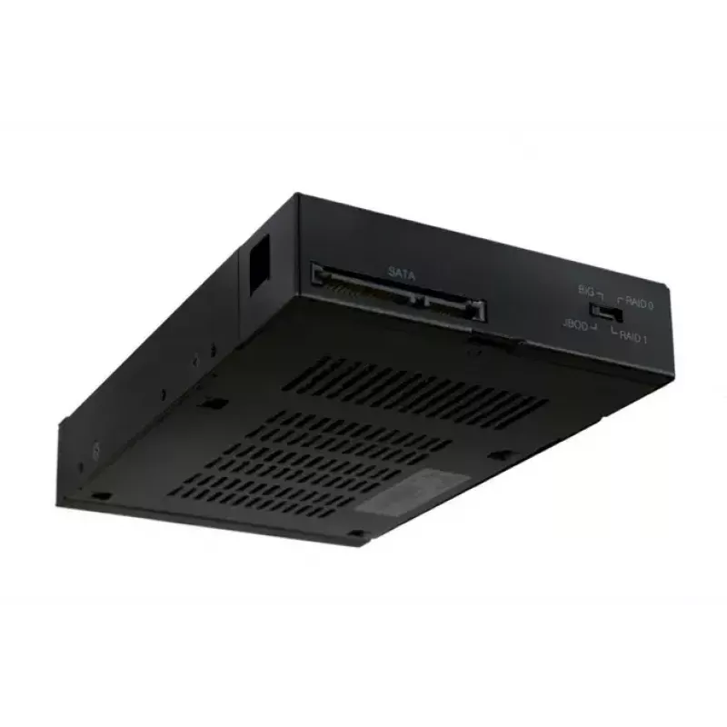 Icy Dock ToughArmor MB992SKR-B – išorinis 3,5 inch lizdo korpusas dviem 2,5 inch SSD/HDD su aparatiniu RAID