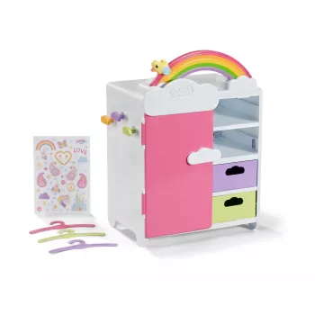 BABY born Rainbow Wardrobe lėlių spinta su šviesos efektais