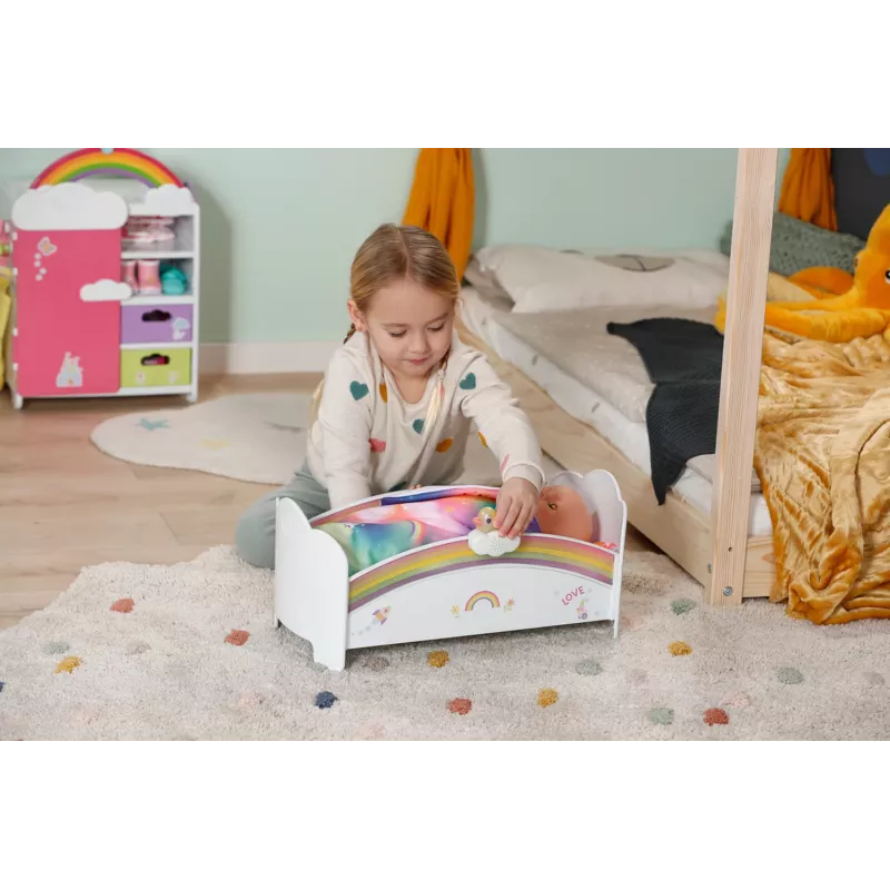 Lovytė lėlei ZAPF creation BABY born Rainbow Bed 835999 43 cm lėlėms