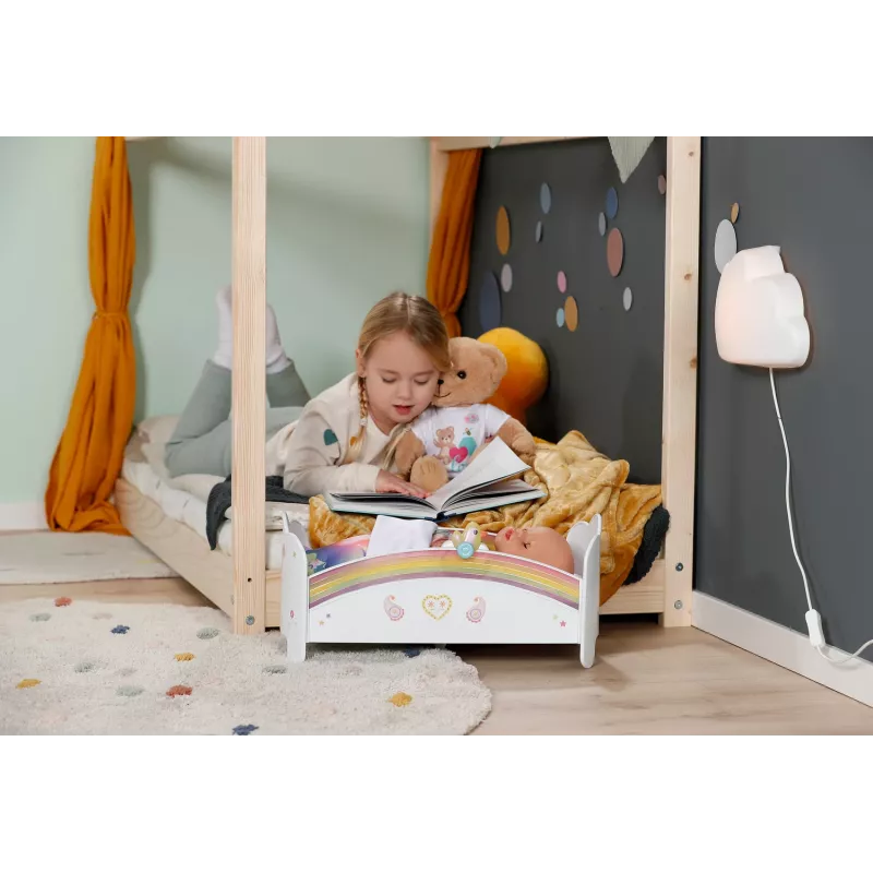 Lovytė lėlei ZAPF creation BABY born Rainbow Bed 835999 43 cm lėlėms
