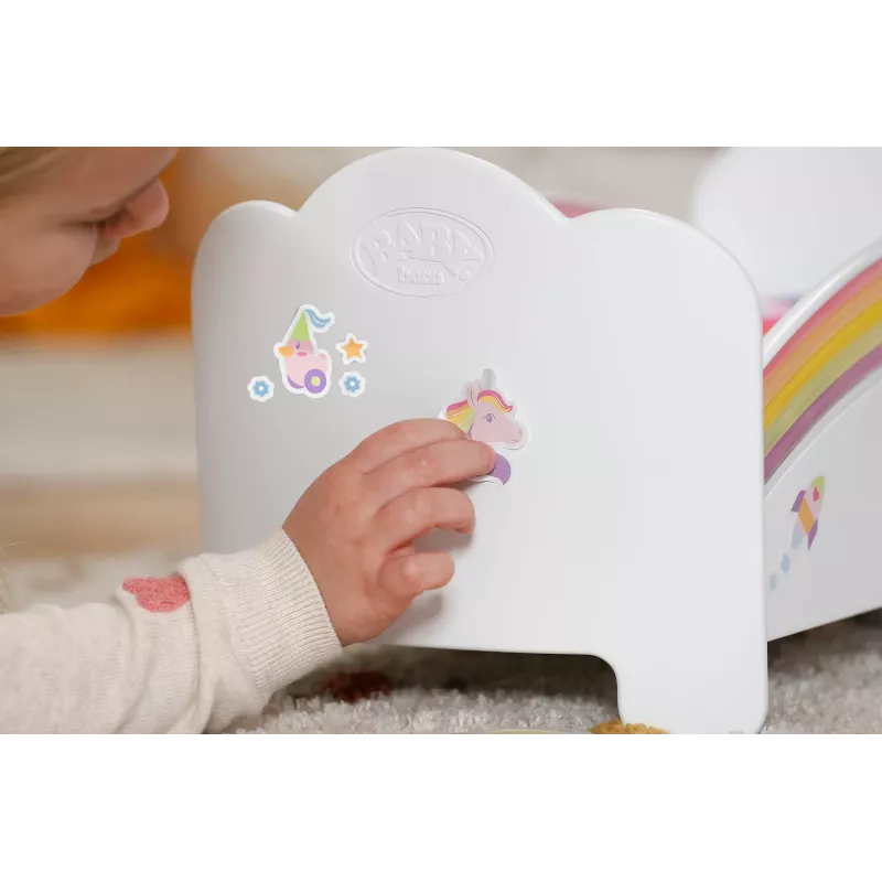 Lovytė lėlei ZAPF creation BABY born Rainbow Bed 835999 43 cm lėlėms