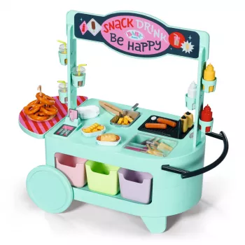 Priedų rinkinys BABY born lėlei Zapf Creation – Užkandžių kioskas modelis 835883
