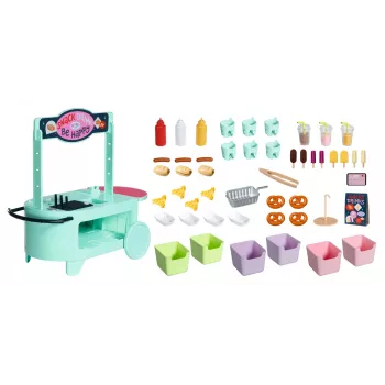 Priedų rinkinys BABY born lėlei Zapf Creation – Užkandžių kioskas modelis 835883