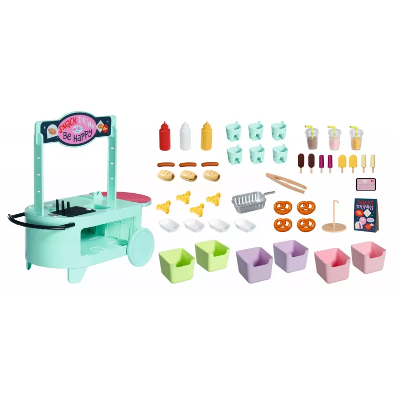 Priedų rinkinys BABY born lėlei Zapf Creation – Užkandžių kioskas modelis 835883