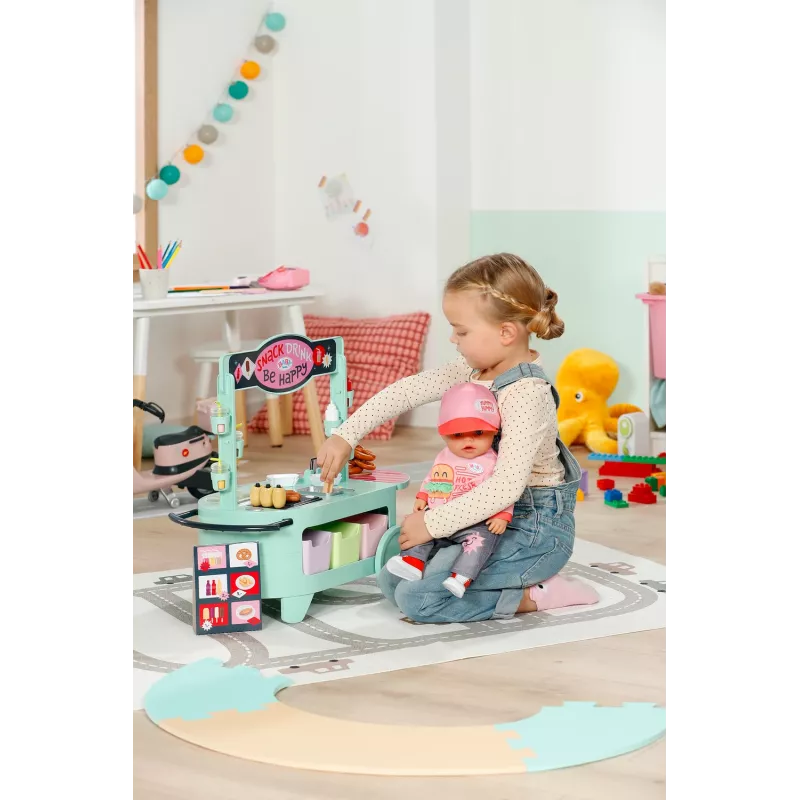 Priedų rinkinys BABY born lėlei Zapf Creation – Užkandžių kioskas modelis 835883