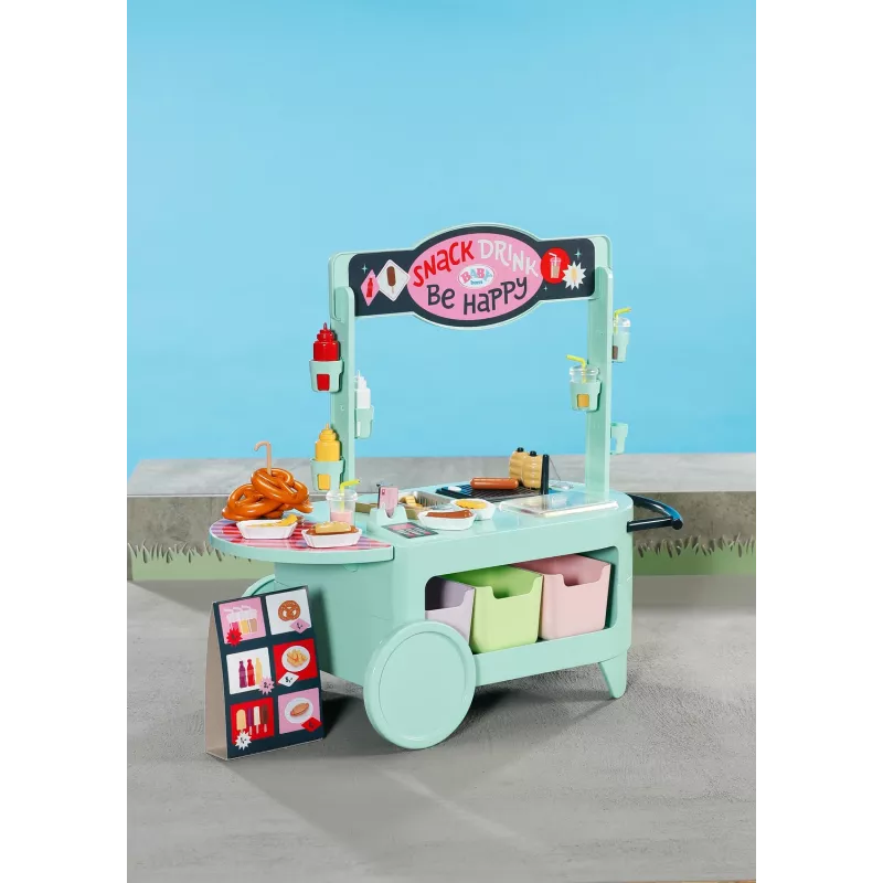 Priedų rinkinys BABY born lėlei Zapf Creation – Užkandžių kioskas modelis 835883
