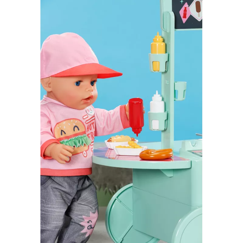 Priedų rinkinys BABY born lėlei Zapf Creation – Užkandžių kioskas modelis 835883