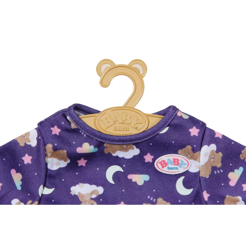 BABY born Teddy's Romper Glow in the Dark – pižama lėlei, švytinti tamsoje