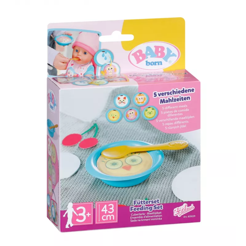 Maitinimo rinkinys lėlei BABY born Feeding Set, nuo 3 metų