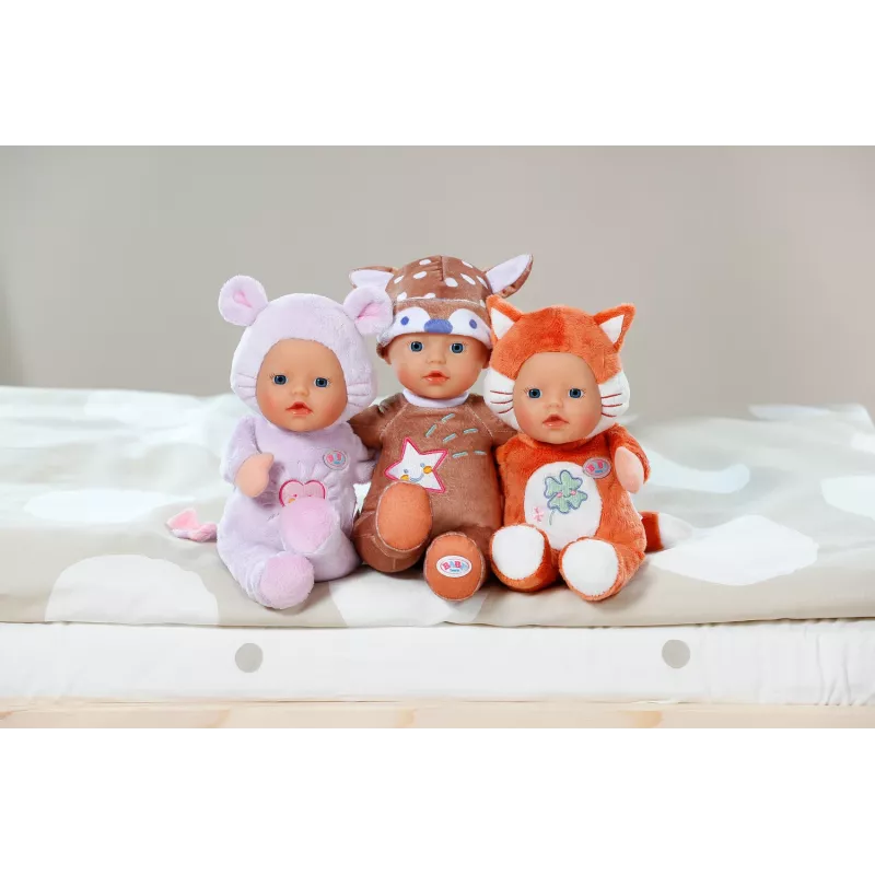 Lėlė kūdikis BABY born for babies Lapė 26 cm, mergaitė, berniukas/mergaitė, 260 mm, įvairiaspalvė