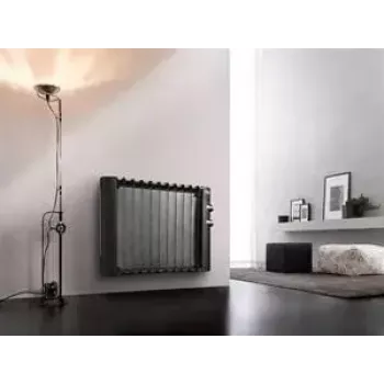 De’Longhi HMP 1000 konvekcinis radiatorius su žėručio elementu, 1000 W, juodas, grindų statymui, iki 60 m³
