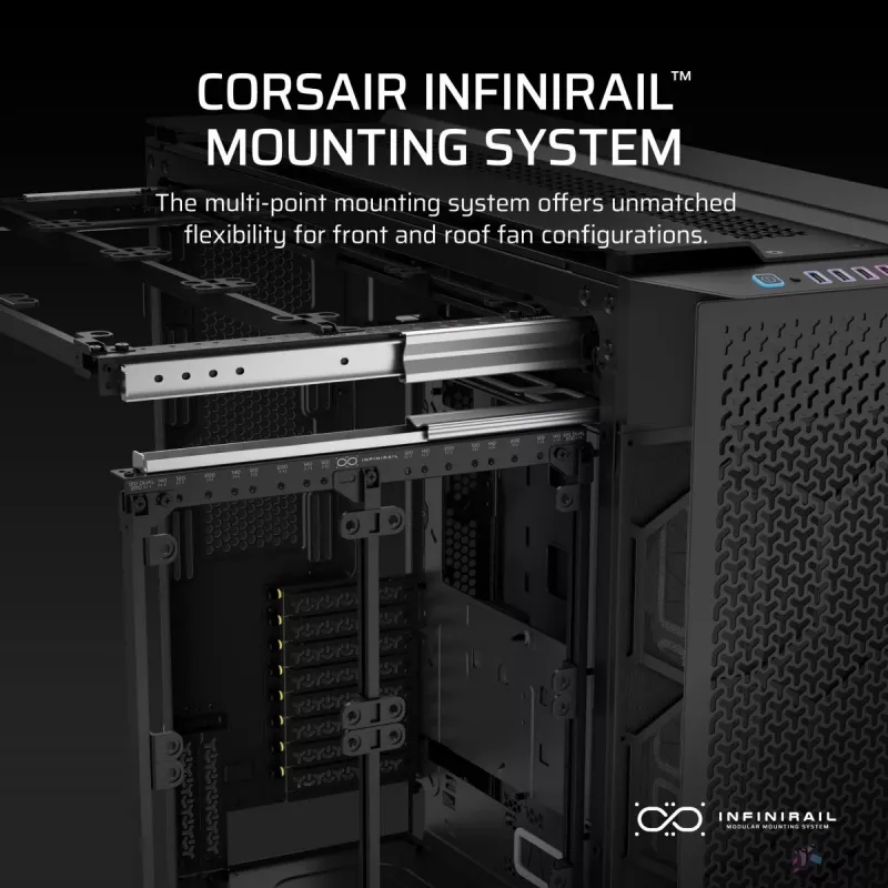 CORSAIR 9000D RGB AIRFLOW Super Full-tower korpusas