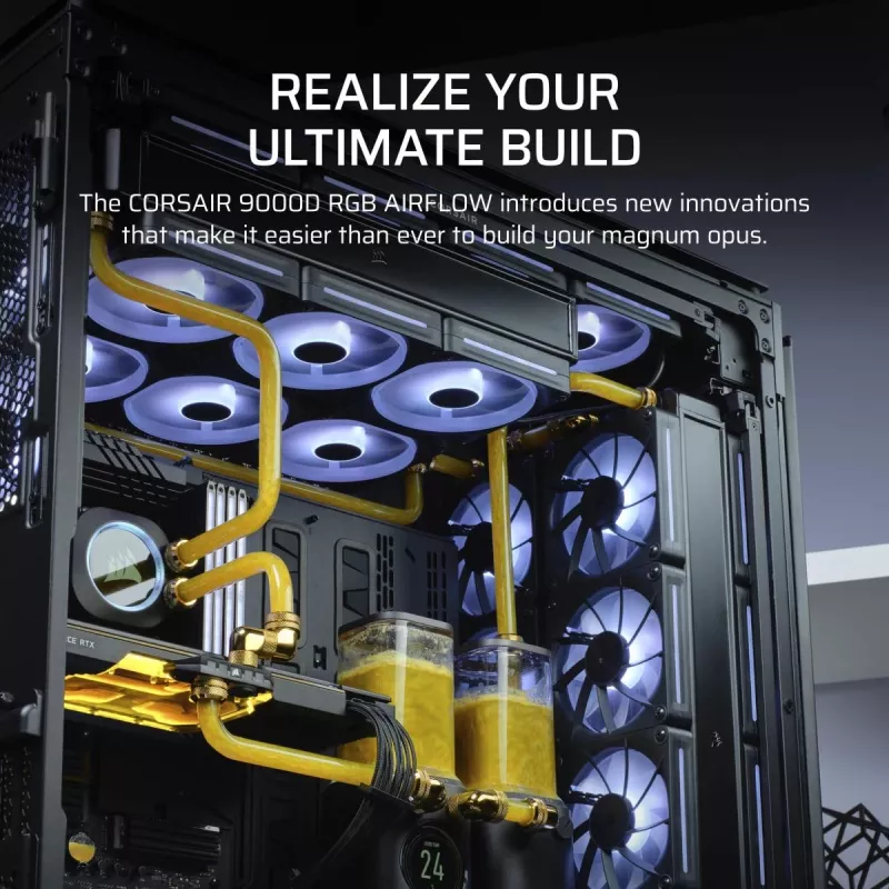 CORSAIR 9000D RGB AIRFLOW Super Full-tower korpusas