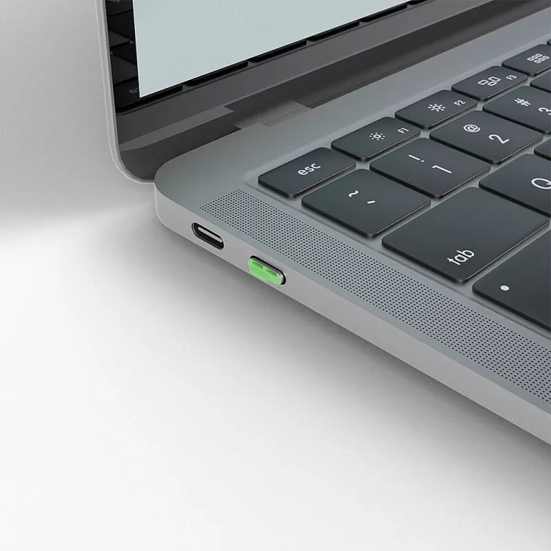USB Type C prievado blokavimo raktas Lindy, 4 vnt., žalia