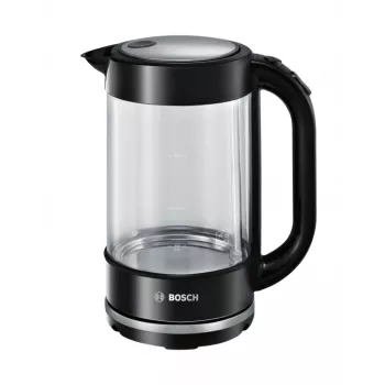 Elektrinis virdulys Bosch TWK70B03 1,7 L, 2400 W, stiklinis korpusas, juodas/skaidrus