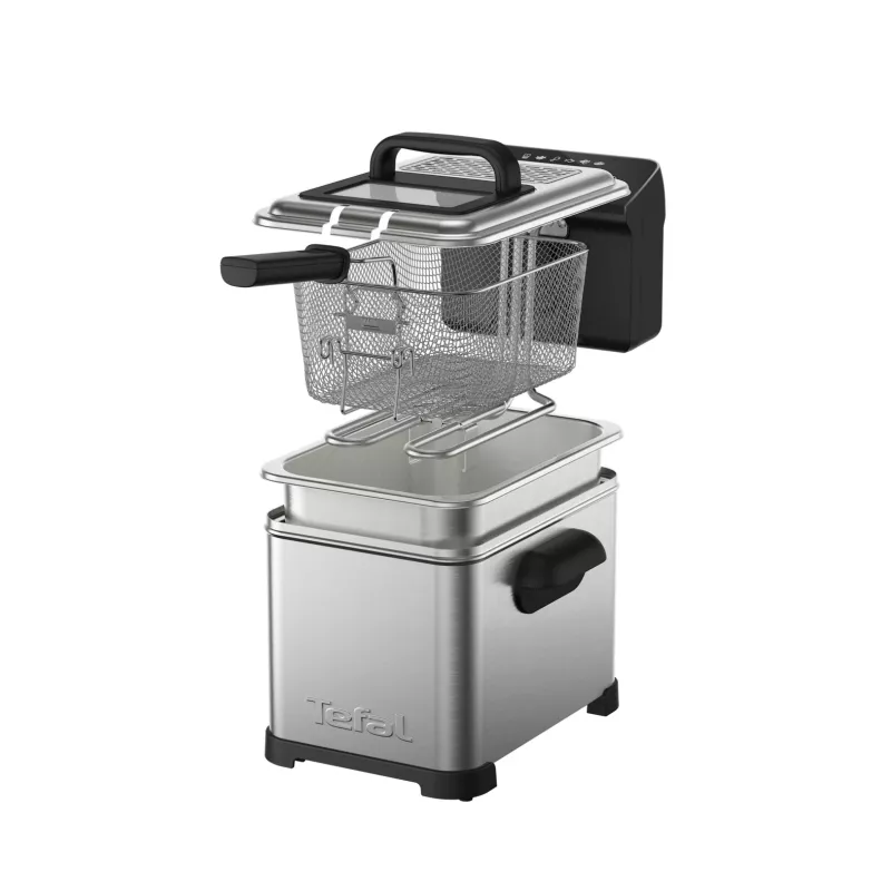 Tefal Family Pro FR507D vienkartinė 4 L 2400 W gruzdintuvė, nerūdijantis plienas