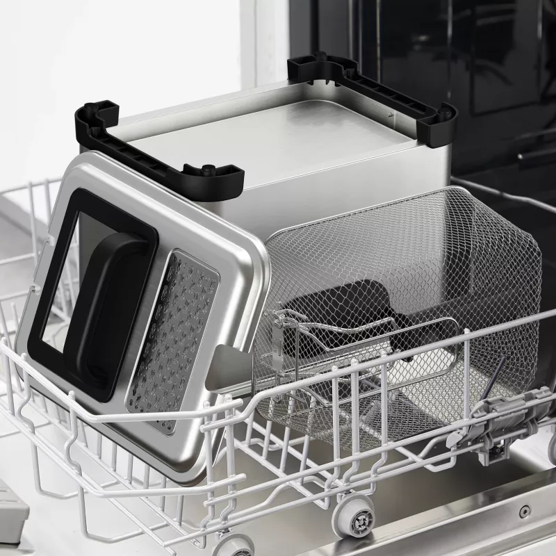 Tefal Family Pro FR507D vienkartinė 4 L 2400 W gruzdintuvė, nerūdijantis plienas